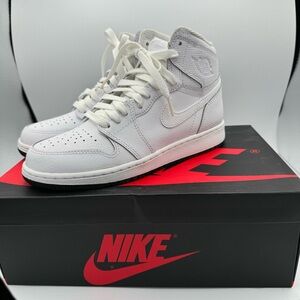 Nike Sz 5 Youth Classic White High-Tops Running Shoes Sneakers